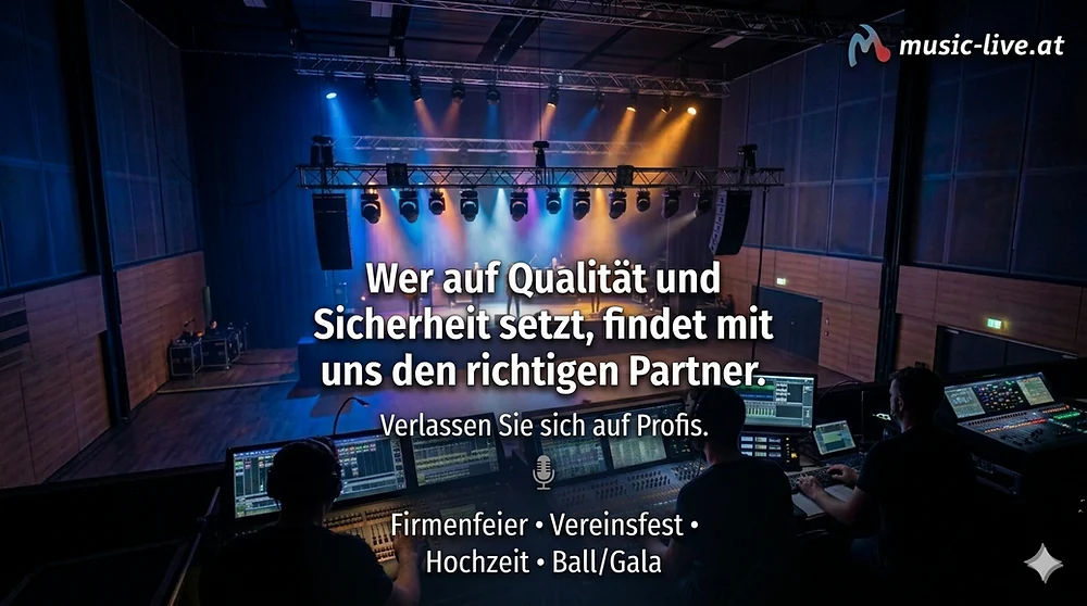 Eventmusik in Österreich: Musik, Fotobox und Technik aus einer Hand